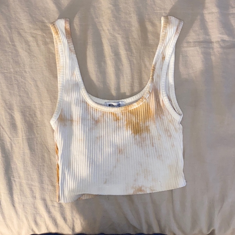 Tie Dye Crop Tank Top